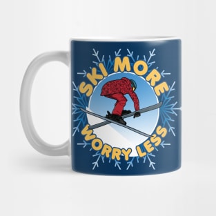 Ski More Worry Less Mug